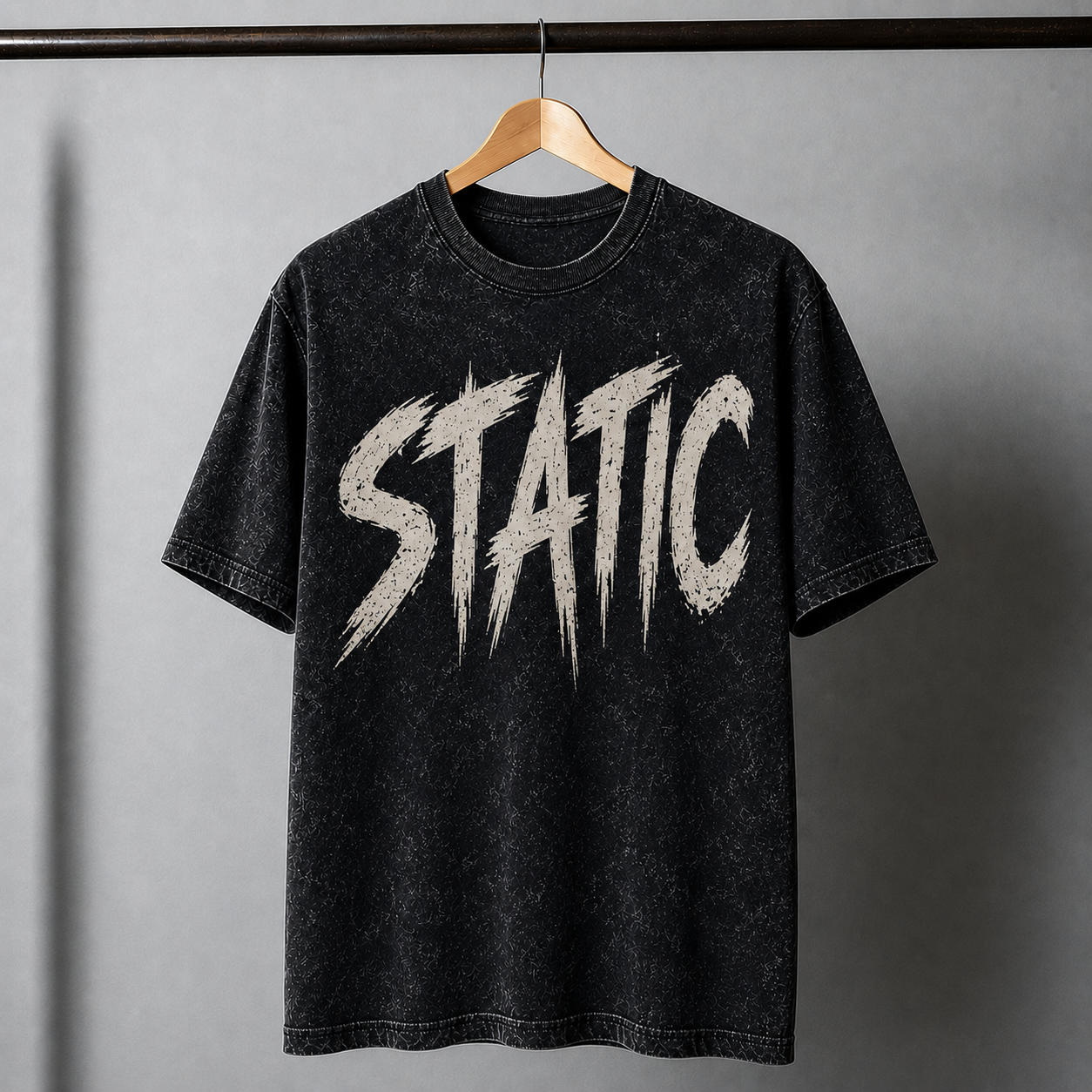 Static Acid Washed Tee